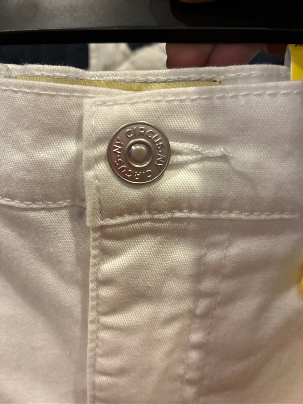 Circus NY by Sam Edelman NWT White Denim Utility Mini Skirt 2 Avail Sz 26 & 28 - Picture 9 of 10